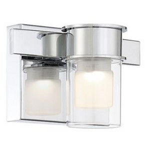 Herald Square - 6W 1 LED Bath Vanity In Contemporary Style-4.75 Inches Tall and 7 Inches Wide