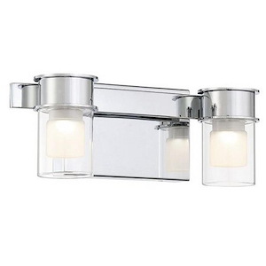 Herald Square - 12W 2 LED Bath Vanity In Contemporary Style-4.75 Inches Tall and 13 Inches Wide - 1294726