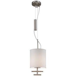 Counter Weights-One Light Mini Pendant in Contemporary Style-8 Inches Wide by 12 Inches Tall