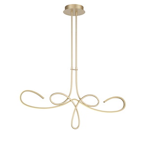 Astor - 25W 1 LED Island-19.5 Inches Tall and 38 Inches Wide - 1294737