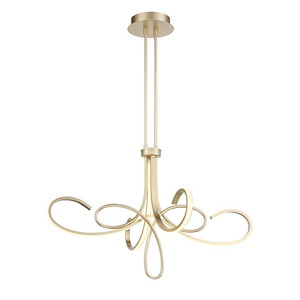 Astor - 24W 1 LED Chandelier-21 Inches Tall and 32 Inches Wide - 1294738