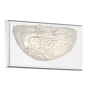 Modern Ice - 10W 1 LED Bath Vanity In Traditional Style-4.5 Inches Tall and 8.25 Inches Wide