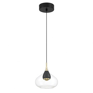 Arabesque - 5W 1 LED Mini Pendant-7.88 Inches Tall and 7.13 Inches Wide - 1294746