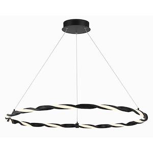 Convolution - 28W 1 LED Pendant-2 Inches Tall and 36.25 Inches Wide - 1294756