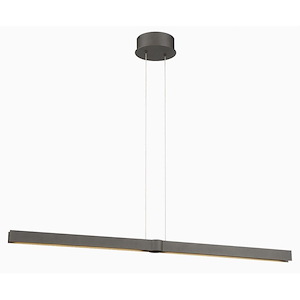 Structure - 25W 1 LED Pendant-1.75 Inches Tall and 40 Inches Wide