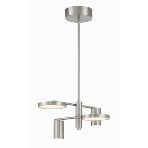 Swivel - 20W 1 LED Chandelier-8.38 Inches Tall and 19.75 Inches Wide