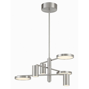 Swivel - 30W 1 LED Chandelier-11.25 Inches Tall and 28.5 Inches Wide