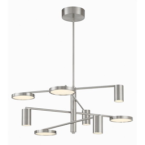Swivel - 40W 1 LED Chandelier-14.25 Inches Tall and 36 Inches Wide
