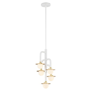 Tubular - 20W 2 LED Pendant-24 Inches Tall and 11.875 Inches Wide - 1294766