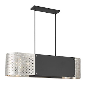 Noho - 6 Light Island-11 Inches Tall and 44 Inches Wide - 1294770