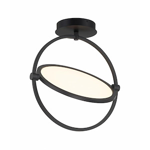 Studio 23 - 14.5W 1 LED Semi-Flush Mount-19.25 Inches Tall and 13.75 Inches Wide