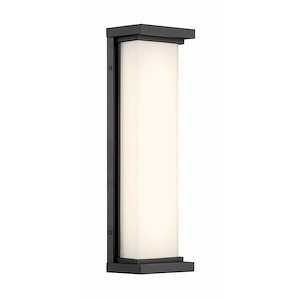 Caption - 24W 1 LED Outdoor Wall Mount-16 Inches Tall and 5 Inches Wide