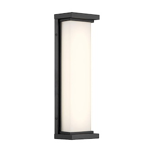 Caption - 24W 1 LED Outdoor Wall Mount-16 Inches Tall and 5 Inches Wide - 1294783