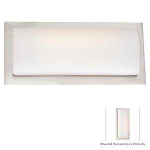 12W 1 LED Wall Sconce in Contemporary Style-5.75 Inches Wide by 12 Inches Tall