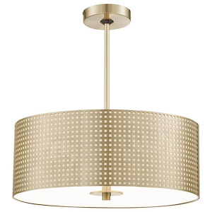 Grid - 3 Light Pendant-8 Inches Tall and 18 Inches Wide - 1294799