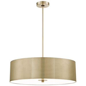 Grid - 4 Light Pendant-8 Inches Tall and 24 Inches Wide - 1294800