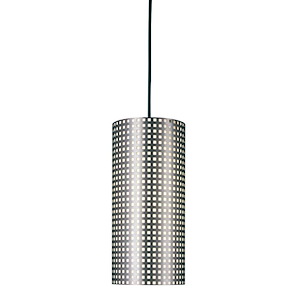 Grid-One Light Mini Pendant in Contemporary Style-6 Inches Wide by 12.75 Inches Tall - 58845