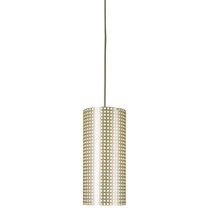 Grid - 1 Light Pendant-12.5 Inches Tall and 6 Inches Wide - 1294801