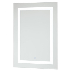 17W 1 LED Rectangular Mirror-19.75 Inches Wide by 27.5 Inches Tall