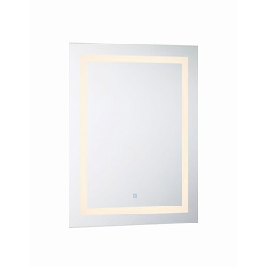 LED Rectangular Mirror-31.5 Inches Tall and 23.63 Inches Wide