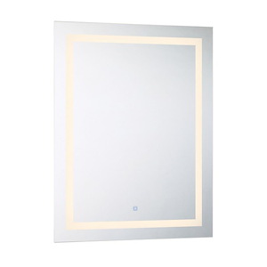 LED Rectangular Mirror-35.5 Inches Tall and 27.5 Inches Wide