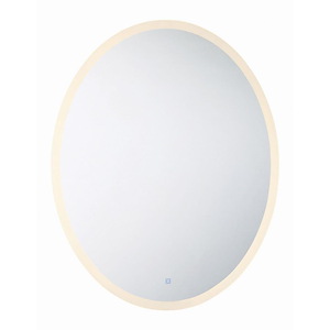 LED Oval Mirror-39.38 Inches Tall and 31.5 Inches Wide
