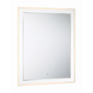 LED Rectangular Mirror-39.5 Inches Tall and 31.63 Inches Wide