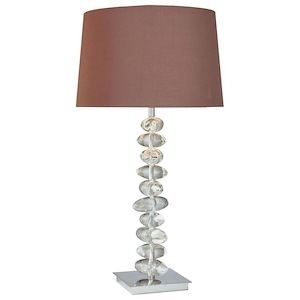 One Light Table Lamp in Contemporary Style-16 Inches Wide by 29 Inches Tall