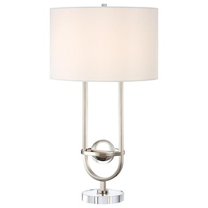 One Light Table Lamp in Contemporary Style-17 Inches Wide by 30 Inches Tall
