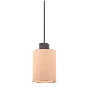 Kimono-One Light Mini Pendant in Contemporary Style-6 Inches Wide by 10.25 Inches Tall - 523275