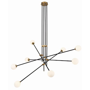 Cosmet - 8 Light Pendant-21.5 Inches Tall and 50 Inches Wide