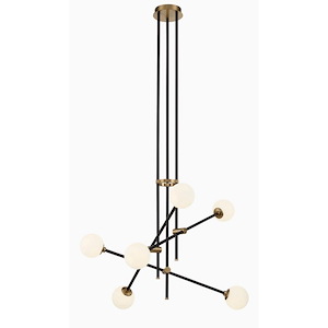 Cosmet - 6 Light Pendant-19.5 Inches Tall and 32 Inches Wide