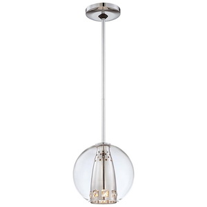Bling Bang-One Light Mini Pendant in Contemporary Style-8 Inches Wide by 8 Inches Tall - 351281
