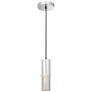 Larry-One Light Mini Pendant in Contemporary Style-3.5 Inches Wide by 9 Inches Tall