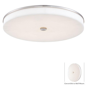 U.H.O.-40W 1 LED Flush Mount in Contemporary Style-15 Inches Wide by 3.5 Inches Tall - 433602