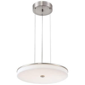 U.H.O.-40W 1 LED Pendant in Contemporary Style-15 Inches Wide by 3.25 Inches Tall - 1215505
