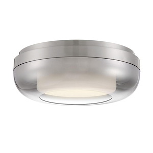 First Encounter-17W 1 LED Flush Mount-15 Inches Wide by 5 Inches Tall - 1215409