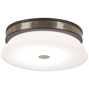 Tauten-15W 1 LED Flush Mount in Contemporary Style-12 Inches Wide by 4.5 Inches Tall - 1025904