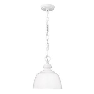 Holmes - 1 Light Mini Pendant-10.63 Inches Tall and 9 Inches Wide