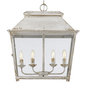 Abingdon - 4 Light Pendant in Transitional style - 24.25 Inches high by 21.25 Inches wide