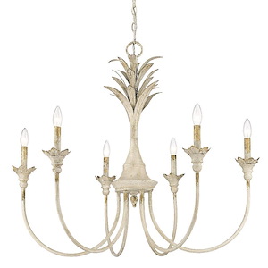 Lillianne - 6 Light Chandelier-31.25 Inches Tall and 33.75 Inches Wide - 1072542