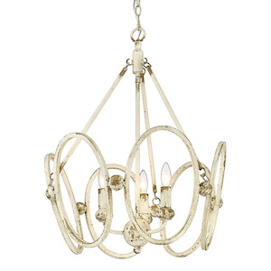 Sabrina - 3 Light Pendant in Vintage style - 27.25 Inches high by 21 Inches wide
