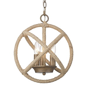 Marina - 3 Light Pendant-15.13 Inches Tall and 12.75 Inches Wide - 1285852