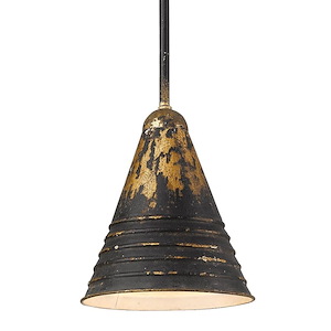 Hardy - One Light Small Pendant in Sturdy style - 28 Inches high by 8.88 Inches wide