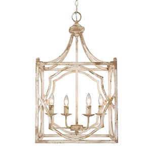 Laurent - 4 Light Pendant in Transitional style - 31 Inches high by 18 Inches wide