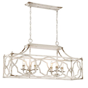 Laurent - 6 Light Island-17.75 Inch Tall and 36 Inch Wide - 1405660