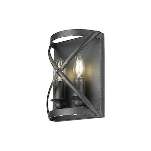 Alcott - 2 Light Wall Sconce-10 Inch Tall and 7.13 Inch Wide - 1405672
