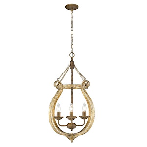 Delphine - 1 Light Pendant-29.25 Inches Tall and 18.5 Inches Wide