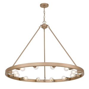 Castile - 12 Light Chandelier-30 Inch Tall and 40 Inch Wide - 1405673