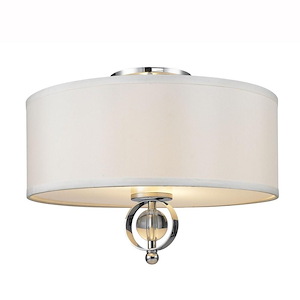 Cerchi - 2 Light Flush Mount in Eclectic style - 11.5 Inches high by 15 Inches wide - 925535